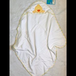 Baby soft terry velour hoody towel